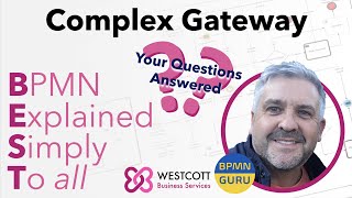 BPMN Tutorial  Complex Gateway Question Exclusive Gateway Inclusive Gateway Parallel Gateway [upl. by Rma986]