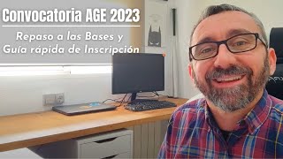 Convocatoria 2023 AGE  Hablemos [upl. by Okimuk358]