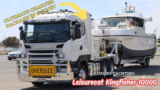 Remote Charter Leisurecat Kingfisher 10000  Prime mover  The best trailer boat ever [upl. by Yale]