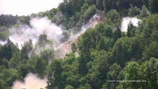 Sprengung des Felsentor bei Etterzhausen Regensburg in HD [upl. by Jay962]