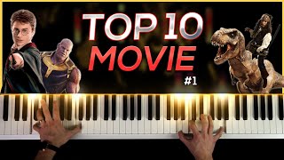 Top 10 Soundtracks On Piano Pt 1 [upl. by Ahsinyd852]