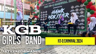 SMK Kompleks Gong Badak Gils Band  1st Performance on KOQ Carnival 2024 [upl. by Lewap]