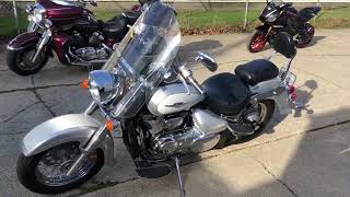 USED 07 SUZUKI BOULEVARD C50 FOR SALE WITH ONLY 16713 MILES IN MI FP7648 [upl. by Olivann976]