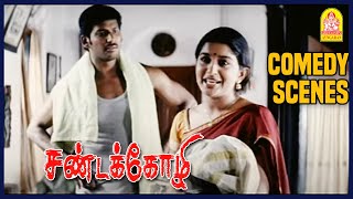 அதெல்லாம் அப்படியே தானா வரும்  Sandakozhi Tamil Movie  Full Comedy Scenes ft Ganja Karuppu [upl. by Jenn]