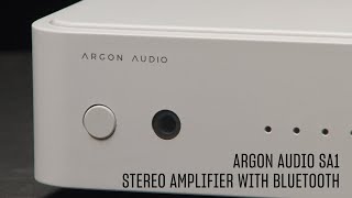 Argon Audio SA1 Stereo Amplifier with Bluetooth  Unboxing [upl. by Debi629]