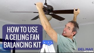 How To Use A Ceiling Fan Balancing Kit [upl. by Handy]