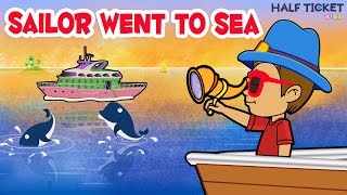 A Sailor Went to Sea  Nursery Rhymes Songs And Kids Songs With Lyrics [upl. by Laresa849]