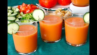 Gazpacho Andaluz ⭐️¡La receta ganadora [upl. by Japha]