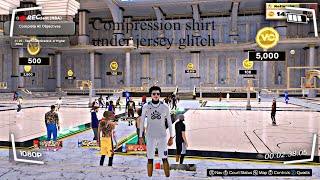 compression shirt glitch nba2k25😱 [upl. by Lonne]