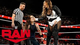 Raquel Rodriguez battles Nia Jax Raw highlights Nov 20 2023 [upl. by Peta98]