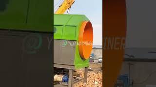 The sorting amp segregation processConstruction waste sorting lineshortsvideo [upl. by Suoirred]