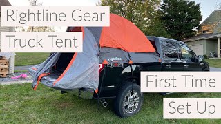 Rightline Gear Truck Tent  First Time Set Up [upl. by Domela]