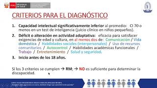 Manejo Integral de la discapacidad por deficiencia cognitiva Retraso Mental [upl. by Kallick656]