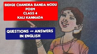 Class 4 bidige chandra banda nodu poem question answers in english [upl. by Anairda594]