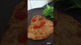 Onion paratha recipe short shorts youtube youtubeshorts support subscribe [upl. by Zelda]