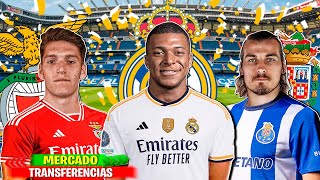 10 TRANSFERENCIAS CONFIRMADAS  RUMORES 2324 Mbappe Real MadridRolheiser BenficaSoyuncu Porto [upl. by Grearson]