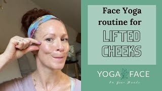 Natural Cheek Lifting Face Yoga Routine [upl. by Adah]