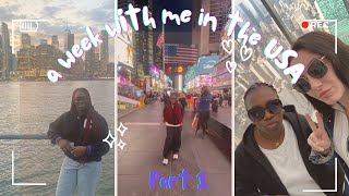 VLOG  une semaine avec moi aux USA 🇺🇸 partie 1 [upl. by Hanfurd701]