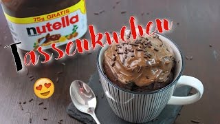 NUTELLA TASSENKUCHEN BACKEN  Nutella Kuchen schnell amp einfach selber machen Nutella Rezepte [upl. by Fadas884]