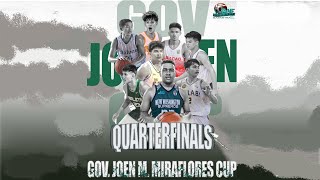 GOVERNOR JOEN M MIRAFLORES BASKETBALL TOURNAMENT 2024 QUARTERFINAL ROUND [upl. by Yrolam]