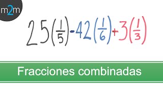 Fracciones con paréntesis │ ejercicio 5 [upl. by Ehcropal425]