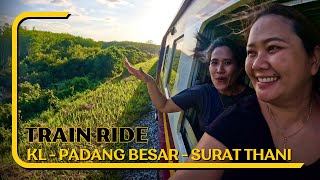 Part 1 KL  Padang Besar  Hatyai  Surat Thani by train [upl. by Alegnad]