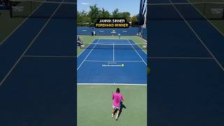 Jannik Sinner forehand winner 🚀 🎾 JannikSinner Forehand [upl. by Darrell]