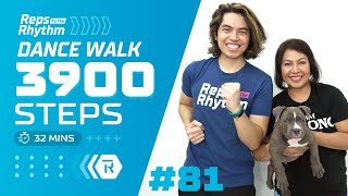 DANCE WALK Cardio Workout • 3900 Steps • Walking Workout 81 • Keoni Tamayo [upl. by Letreece]