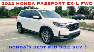 2022 Honda Passport EX L 35L FWD  POV Review amp Test Drive  Hondas Best Mid Size SUV For The [upl. by Enrahs664]