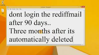 How to delete Rediffmail account permanently  How can i delete my Rediffmail account Permanently [upl. by Harald]