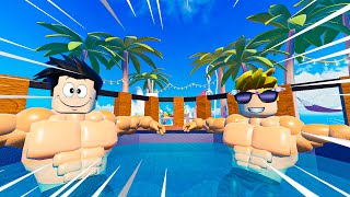 ON DEVIENT LES PLUS MUSCLÉS DE TOUT ROBLOX [upl. by Akessej]