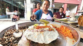 EXTREME Mexican Street Food in Oaxaca  INSANE Mexican Street Food Tour in Oaxaca Mexico [upl. by Heringer]