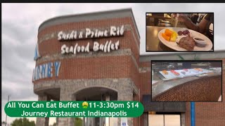 All You Can Eat Buffet 🤮11330pm 14 Journey Restaurant Indianapolis [upl. by Lanevuj]