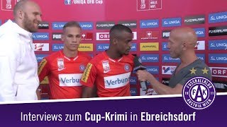 LiveInterviews nach ASK Ebreichsdorf  Austria Wien [upl. by Bourke]