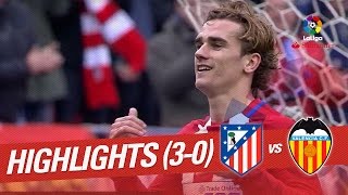 Resumen de Atlético de Madrid vs Valencia CF 30 [upl. by Fonseca]