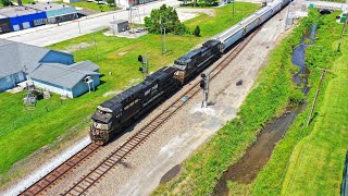 Norfolk Southern 123 slow rolling into Rockwood Tennessee [upl. by Rodney645]