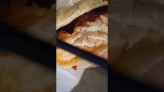 Honey mustard chicken wrap from burger king food [upl. by Roseann142]