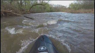 Monocacy River Kayaking Greensfield Rapid bottom portion 52ft [upl. by Aluino]