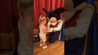 Mickey Mouse persuades 3 year old to hand it over disneyworld [upl. by Ury]