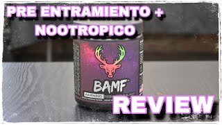 BAMF PRE WORKOUT DE BUCKED UP REVIEW 🫎  UN PRE ENTRENAMIENTO CON NOOTROPICOS [upl. by Kram]