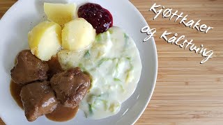 Kjøttkaker og Kålstuing Norwegian Classic  Meatballs with creamed cabbage [upl. by Kinsley]