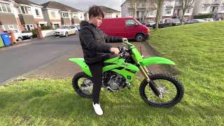 Kawasaki kx 85 L 2022 [upl. by Enaillil]