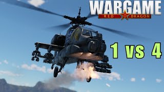 Wargame  Red Dragon  1 vs 4 Very Hard AI  Defensive Strategy [upl. by Eyatnod]