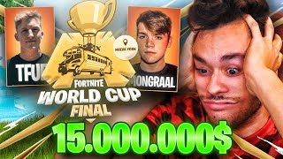 REACCIONANDO a la WORLD CUP EN SOLITARIO de Fortnite 15000000  TheGrefg [upl. by Narah]