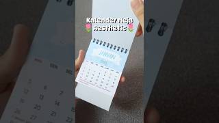 Kalender Meja Aesthetic🌷 kalenderaesthetic kalendermeja kalender2025 [upl. by Cari]