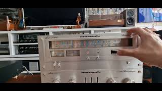 MARANTZ 1090 amp MARANTZ 2100 high fidelity set from 1979 japan test [upl. by Yrogreg]