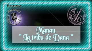 Manau  La tribu de Dana Karaoke [upl. by Eyatnod]