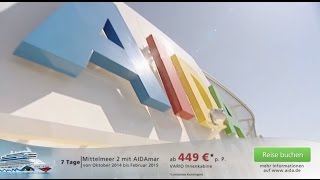 AIDA Reise TV  Traumziele ganz nah Das Mittelmeer himmlische Ziele so weit das Auge reicht [upl. by Norrej382]