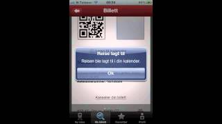 NSB App  Lagre reisedetaljer til kalender [upl. by Timothy]