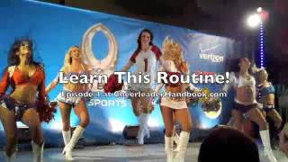 Routine Breakdown 4  NFL Cheer Dance [upl. by Tace]